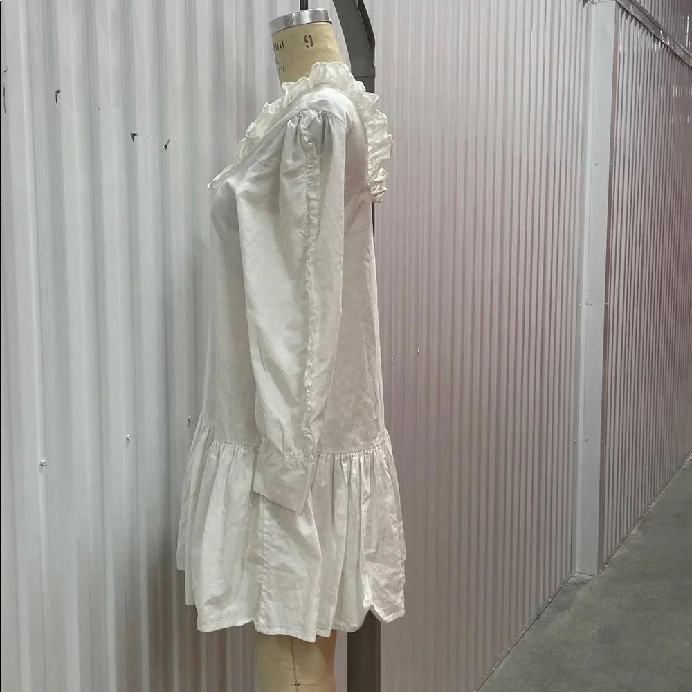 Cleobella White Ruffle Dress - Picture 6 of 9